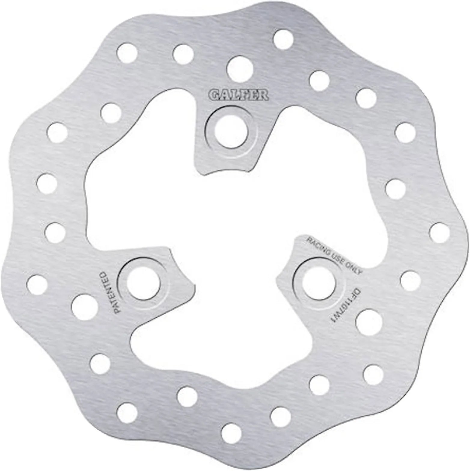 Rear Fixed Racing Wave Brake Disc - Galfer Compatible With Ohvale Gp 0 160 4 Speed (2019)