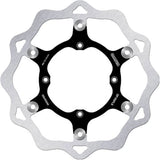 Front Floating Oversized Wave Brake Disc - Galfer Compatible With Kawasaki Kxe 250 F (2003)