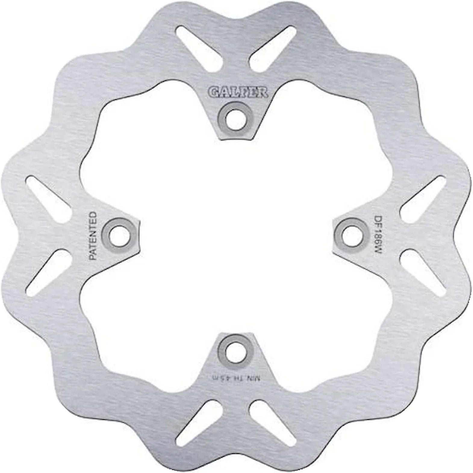 Rear Fixed Wave Brake Disc - Galfer Compatible With Kawasaki Zzr 1100 (1993-2001)