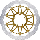 Front Floatech Racing Wave Brake Disc - Galfer Compatible With Kawasaki Zx 10R Ninja Abs (2016)