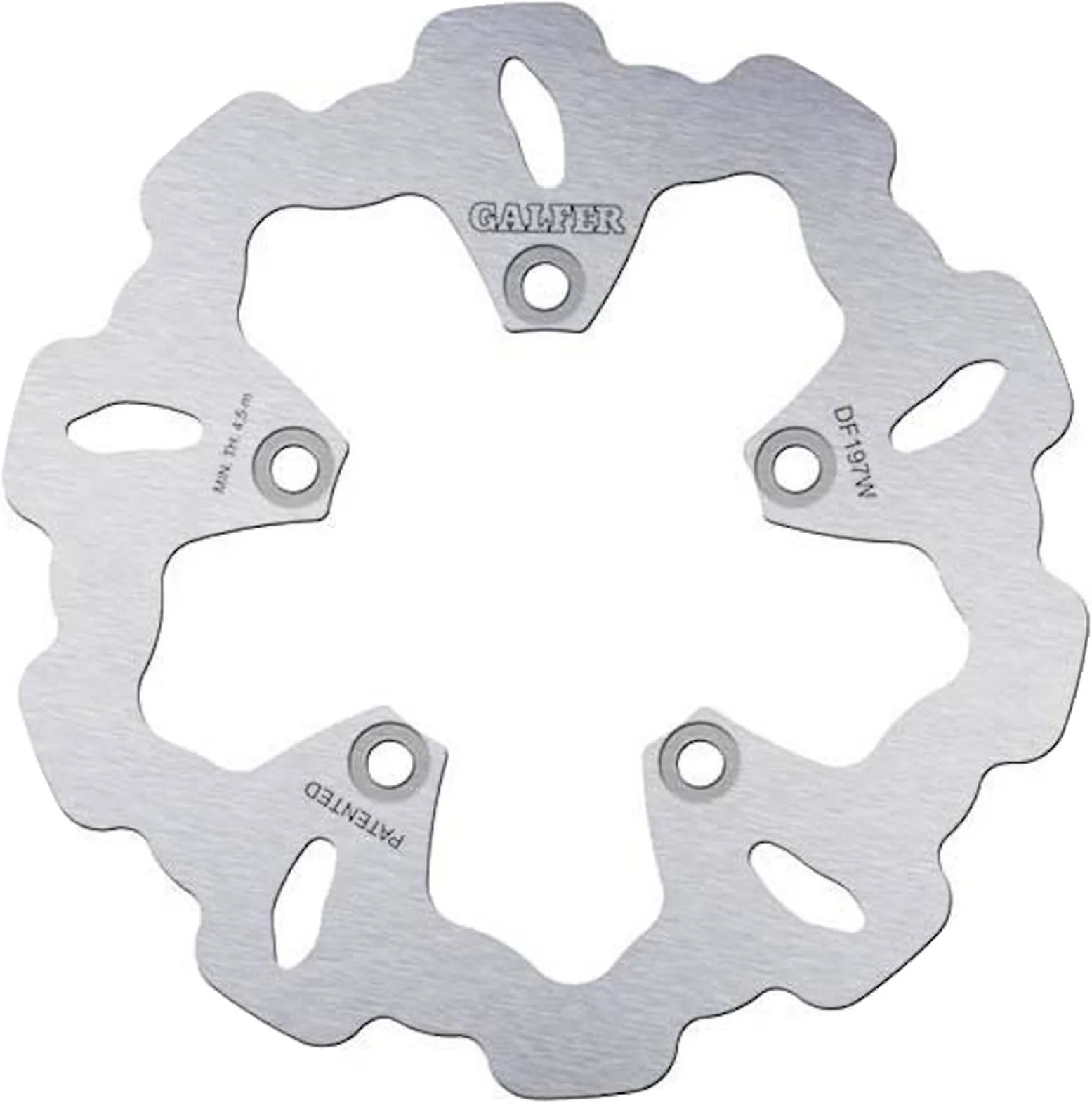 Rear Fixed Wave Brake Disc - Galfer Compatible With Kawasaki Zzr 1200 (2001)