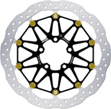 Front Floatech Racing Wave Brake Disc - Galfer Compatible With Kawasaki Zx 10R Se (2018)