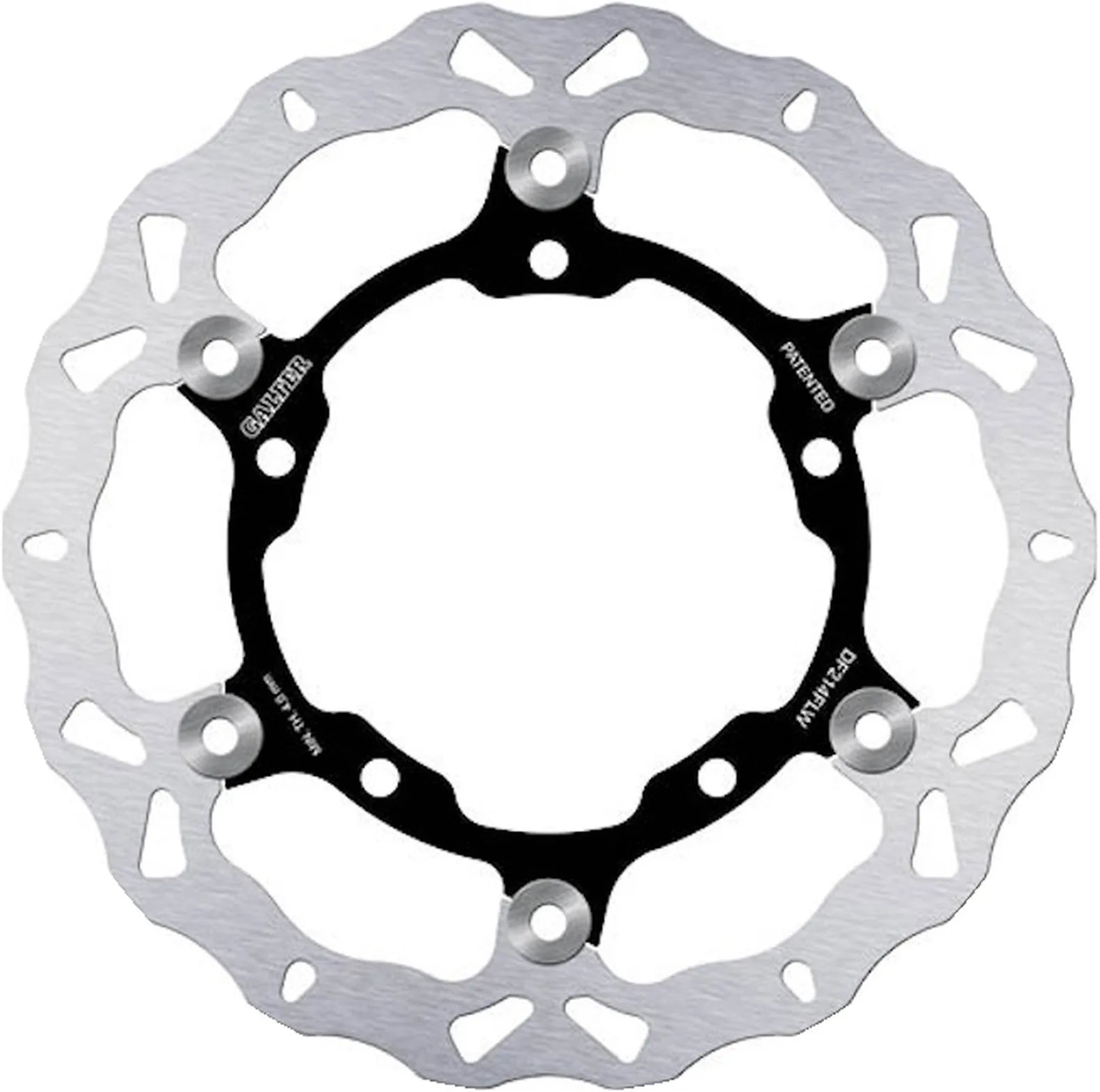 Rear Floating Wave Brake Disc - Galfer Compatible With Kawasaki Zx 25 R 250 (2020-2021)