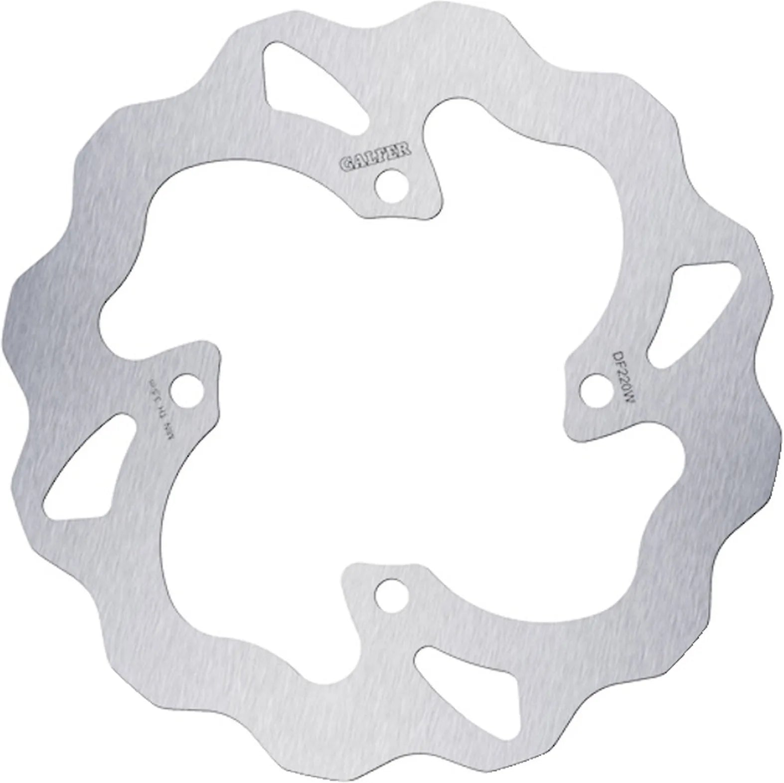 Rear Fixed Wave Brake Disc - Galfer Compatible With Kawasaki Zzr 1400 Performance Sport (2016)