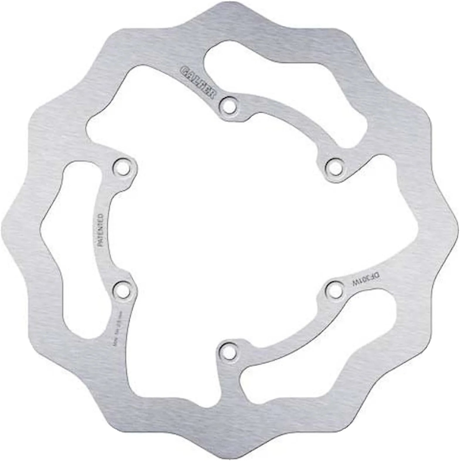 Front Fixed Wave Brake Disc - Galfer Compatible With Yamaha Yz 450 F (2003-2007)