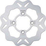 Rear Fixed Wave Brake Disc - Galfer Compatible With Suzuki Uh 125 Burgman (2002-2006)