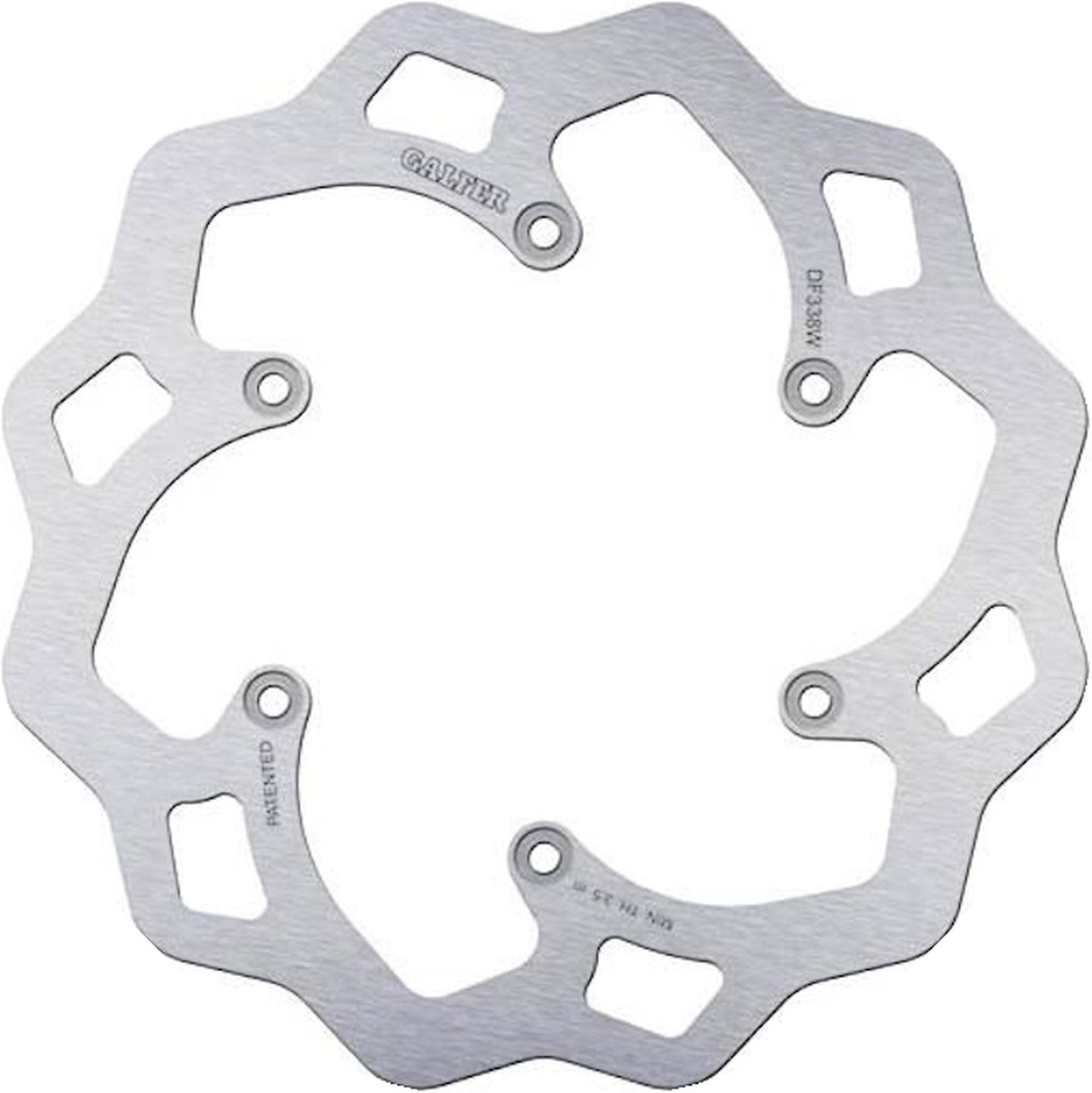 Front Fixed Wave Brake Disc - Galfer Compatible With Cannondale X 440 S (2001)