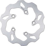 Rear Left Fixed Wave Brake Disc - Galfer Compatible With Suzuki Sv 650 - S (2004-2006)