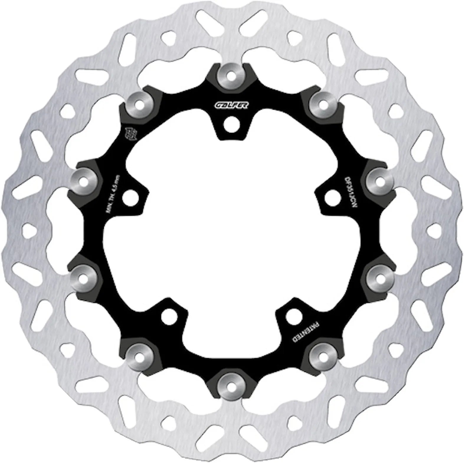 Front Floatech Wave Brake Disc - Galfer Compatible With Suzuki B-King 1300 (2007)