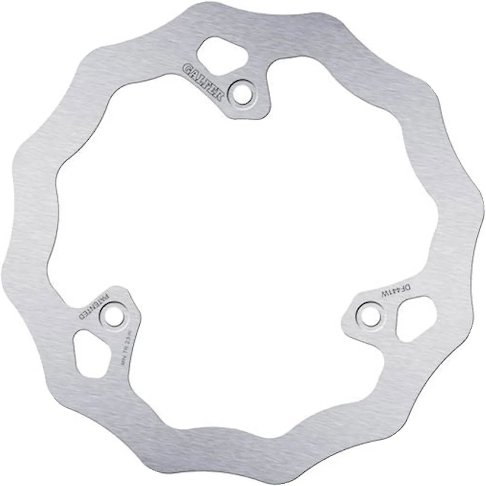 Front Fixed Wave Brake Disc - Galfer Compatible With Yamaha Yz 65 (2018)