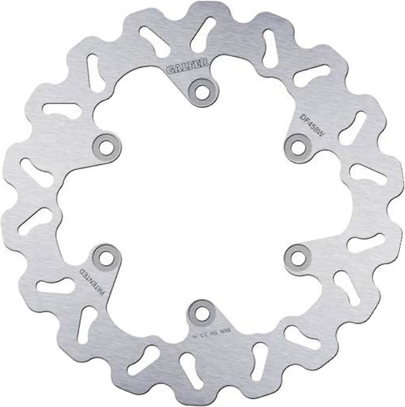 Front Fixed Wave Brake Disc - Galfer Compatible With Italjet Jupiter 250 (2002)