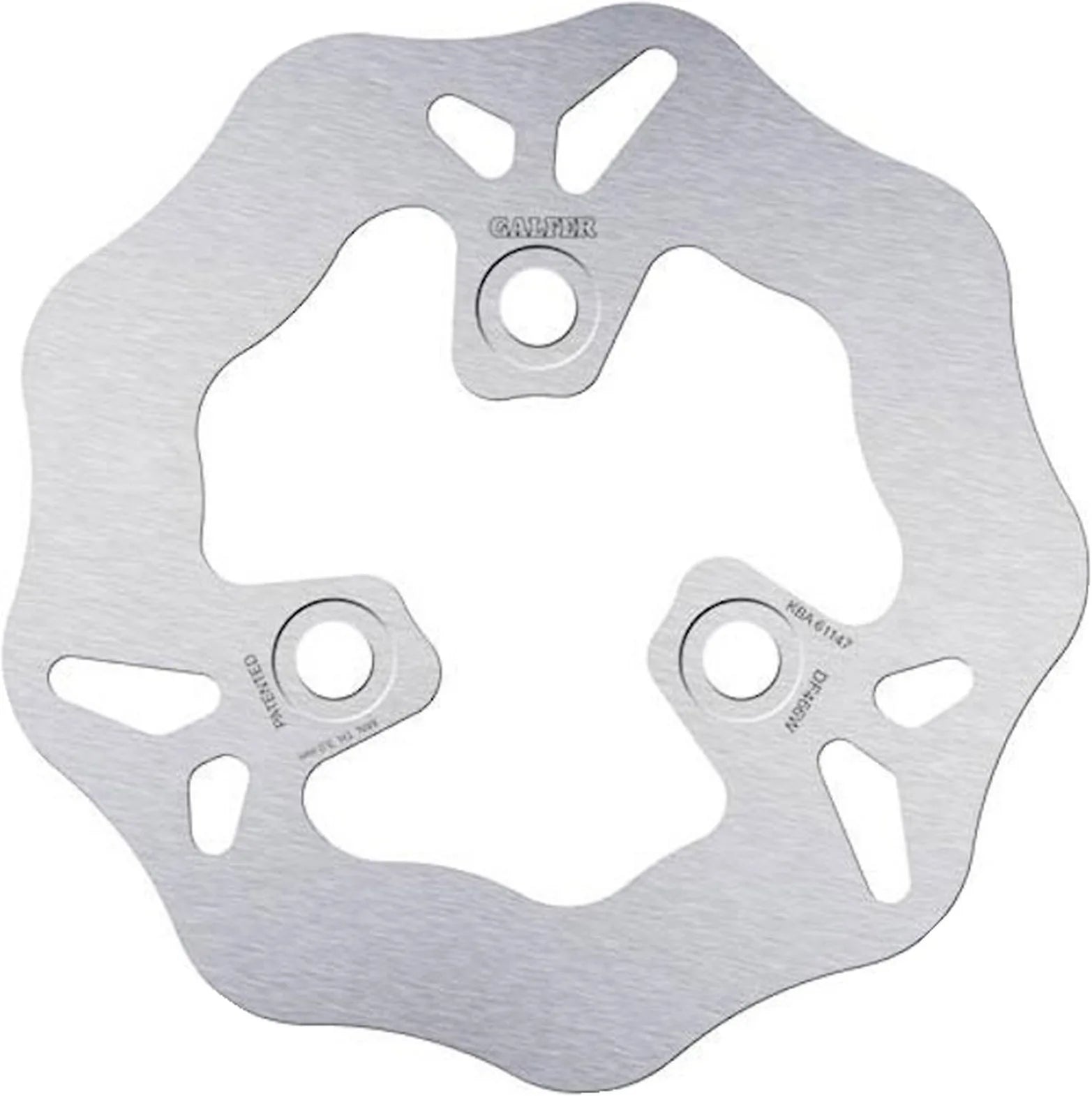 Front Fixed Wave Brake Disc - Galfer Compatible With Monkey Bike Mb 50 G (2006)
