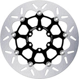 Front Floating Round Brake Disc - Galfer Compatible With Indian Motorcycle Chief Blackhawk 1720 (2011)