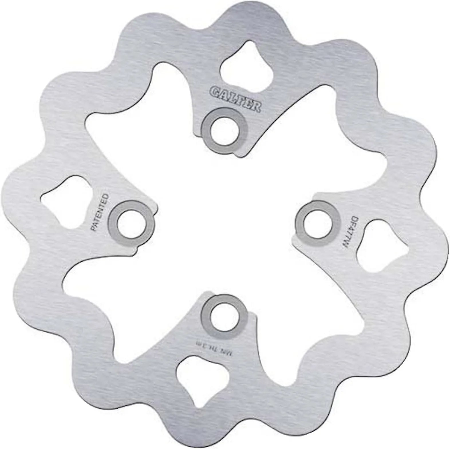 Front Right Fixed Wave Brake Disc - Galfer Compatible With Yamaha Yfz 450 S (2006)