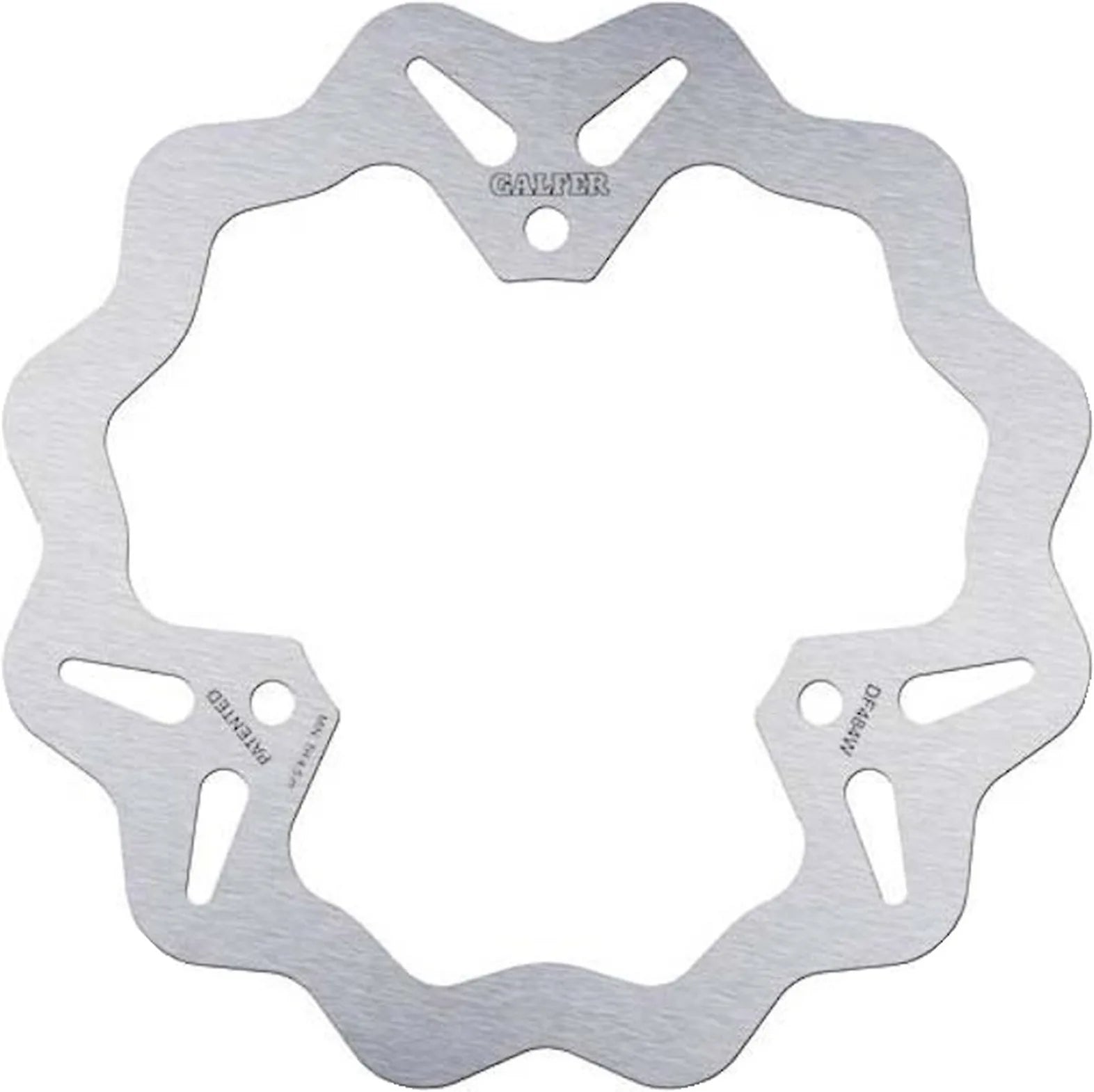 Rear Fixed Wave Brake Disc - Galfer Compatible With Linhai Monarch 160 (2004)