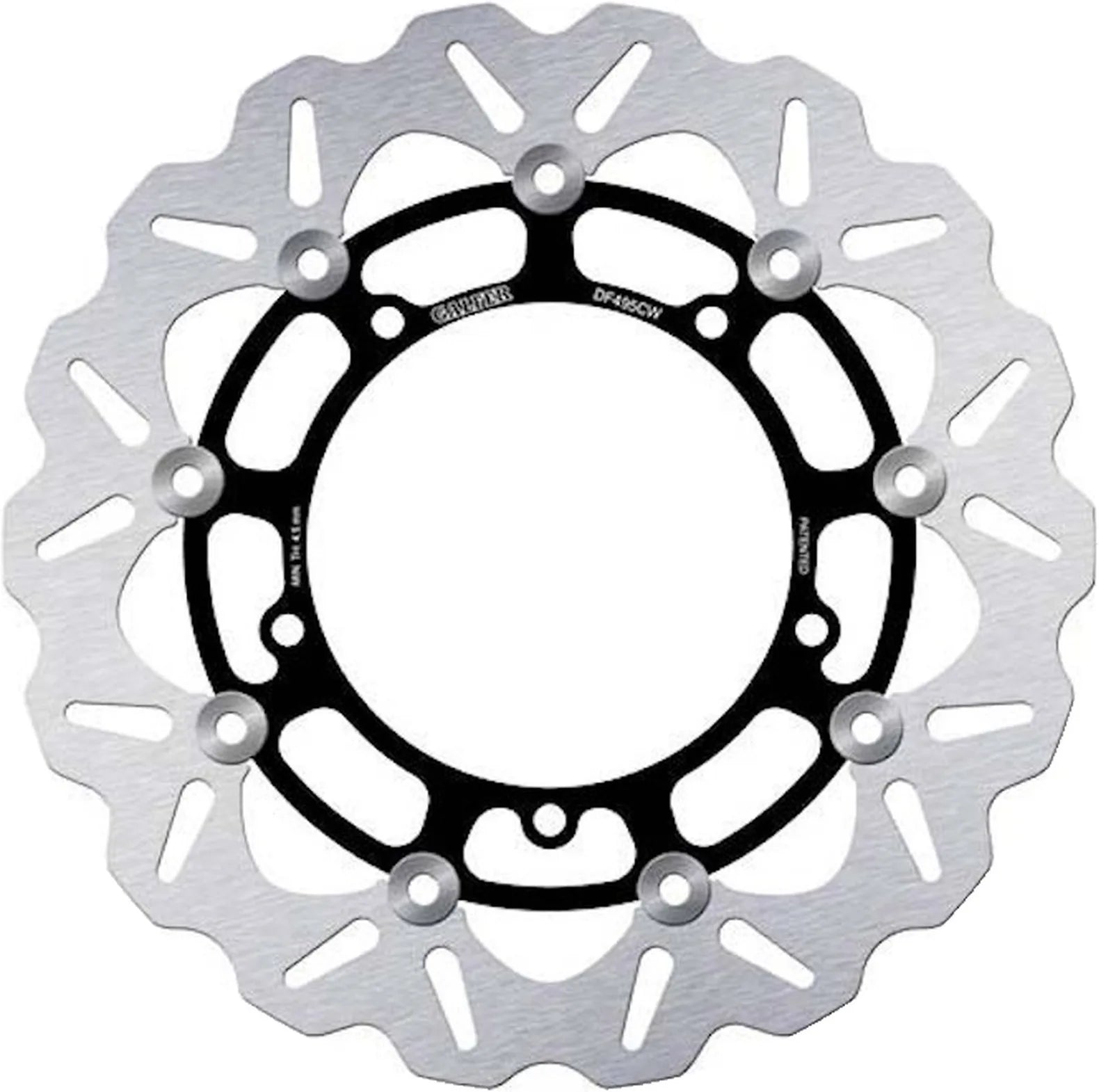 Front Floating Wave Brake Disc - Galfer Compatible With Yamaha Yzf-R6 600 (2003-2004)