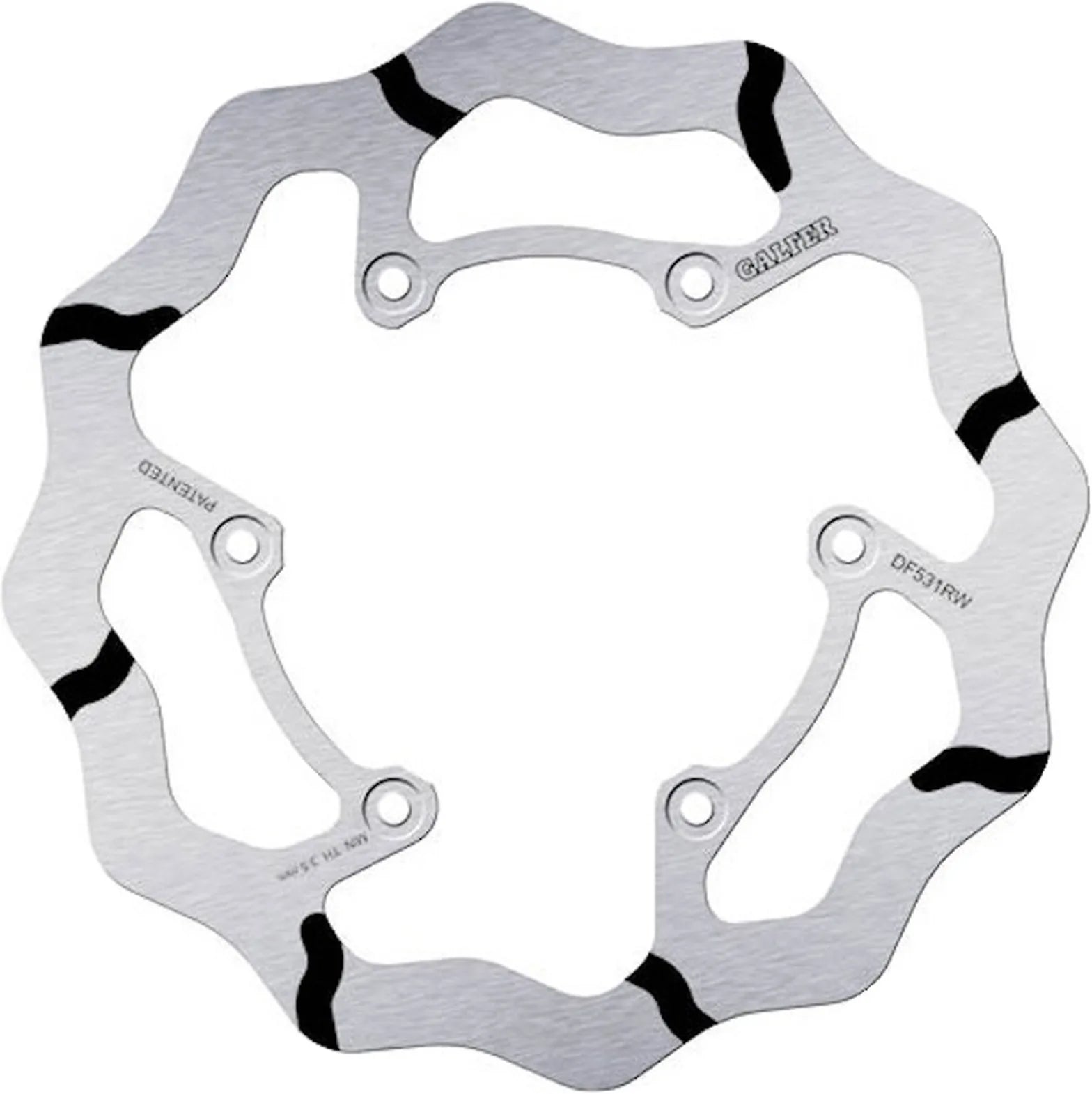 Disque De Frein Arrière Fixe Grooved Wave - Galfer Compatible Avec Fantic Motor Xx 250 (2021-2023)