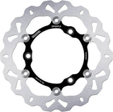 Front Floating Oversized Wave Brake Disc - Galfer Compatible With Yamaha N-Max 155 Abs (2018)