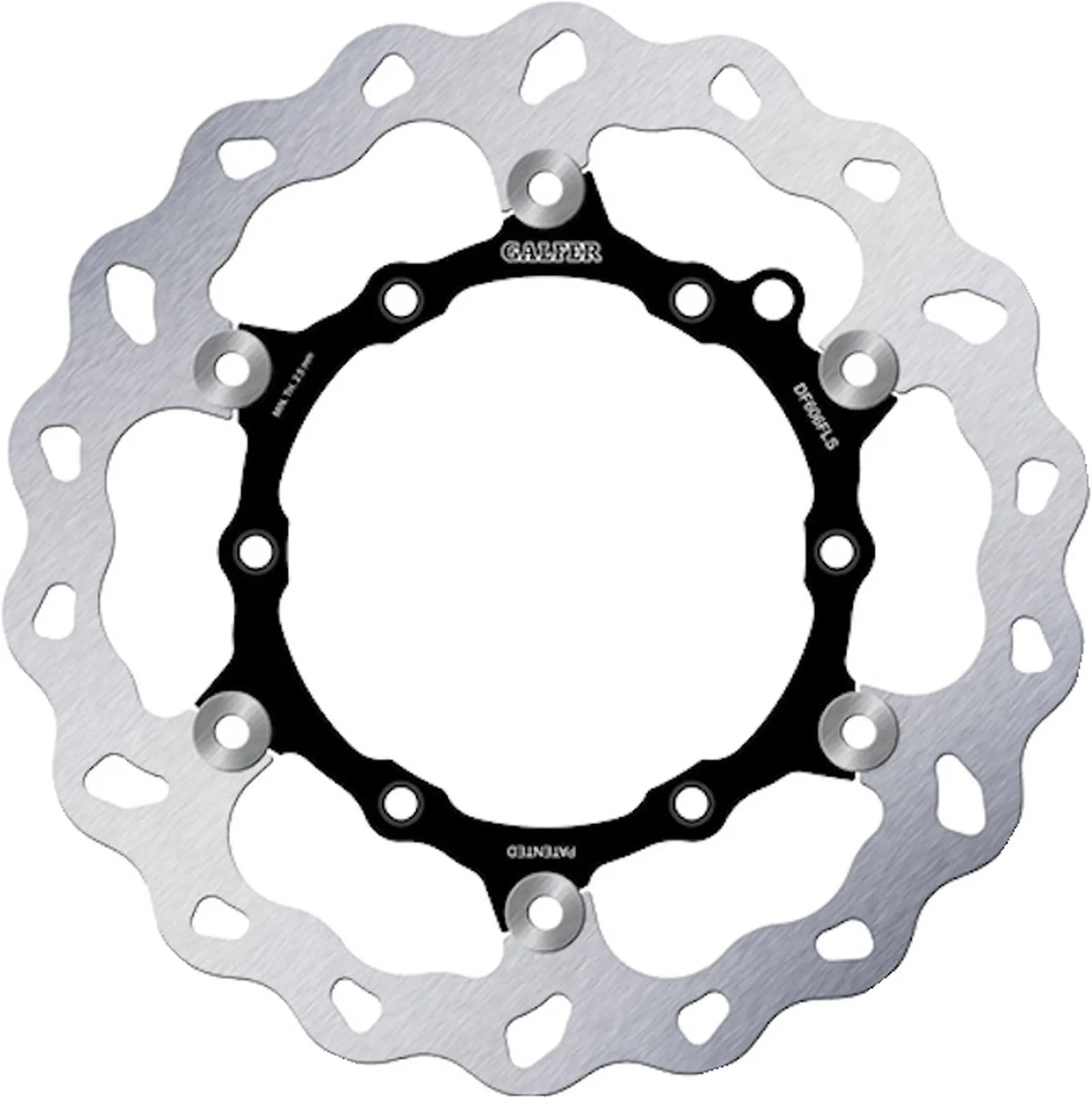 Disque De Frein Avant Flottant Surdimensionné Wave - Galfer Compatible Avec Husaberg 125 Te (2011)