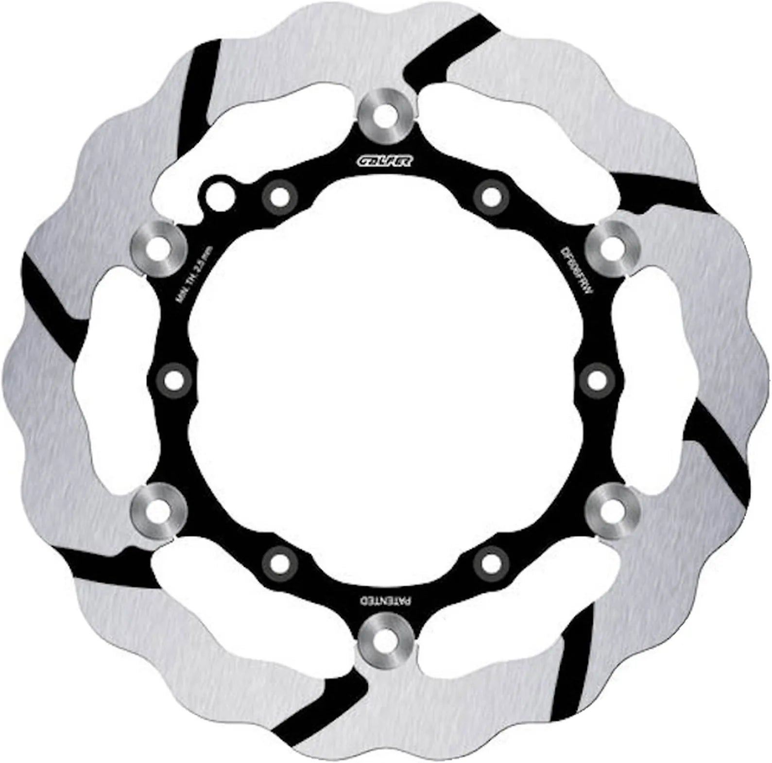 Disque De Frein Avant Flottant Grooved Wave - Galfer Compatible Avec Husaberg 250 Fe (2013)