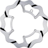 Front Fixed Oversized Grooved Wave Brake Disc - Galfer Compatible With Husqvarna 125 Tx (2018)