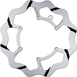Front Fixed Oversized Grooved Wave Brake Disc - Galfer Compatible With Husaberg 450 Fc - Fe (2004)