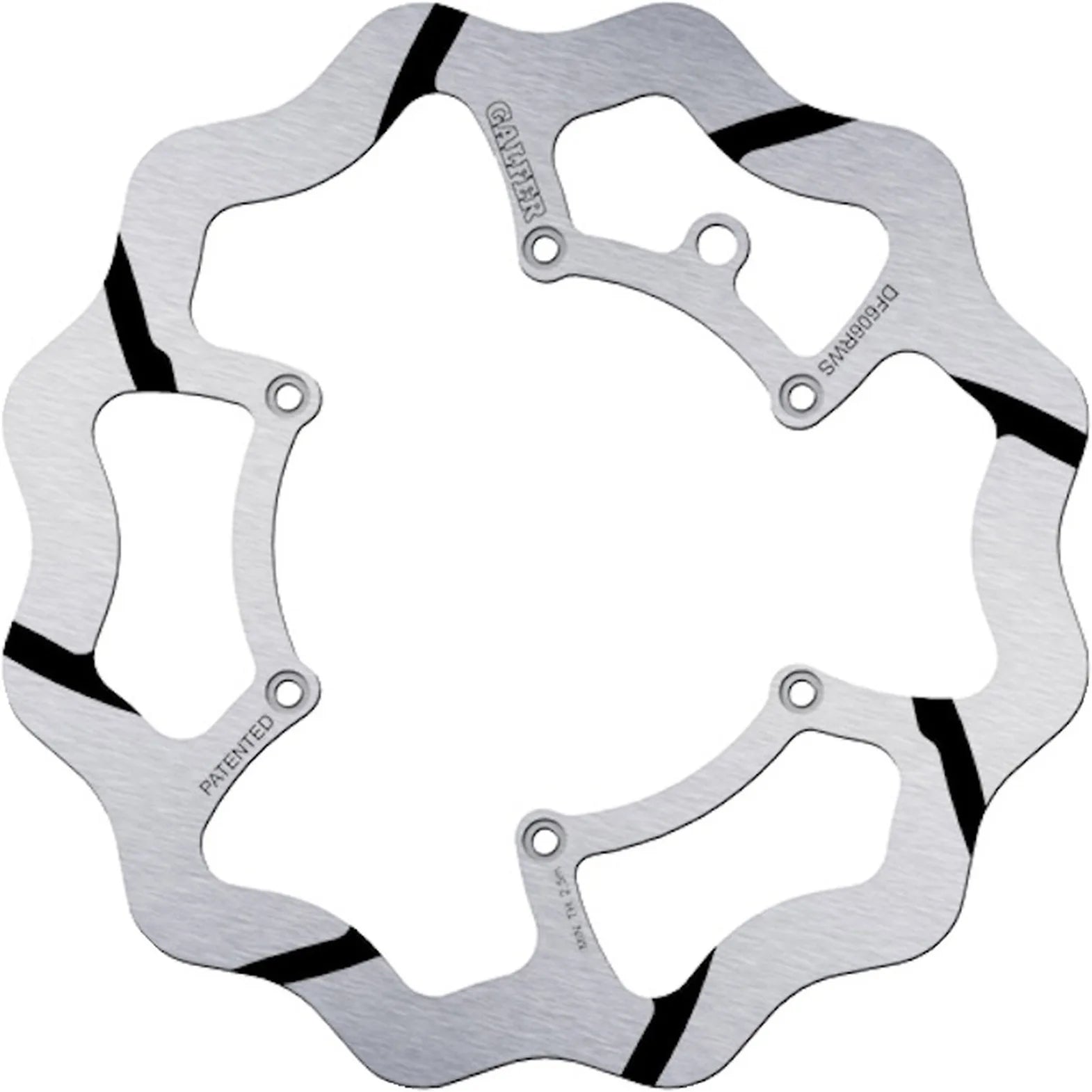 Disque De Frein Avant Fixe Surdimensionné Grooved Wave - Galfer Compatible Avec Husaberg 390 Fe (2010)