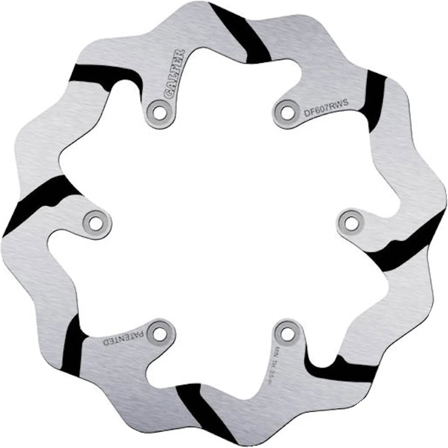 Rear Fixed Oversized Grooved Wave Brake Disc - Galfer Compatible With Stark Varg Mx (2022)