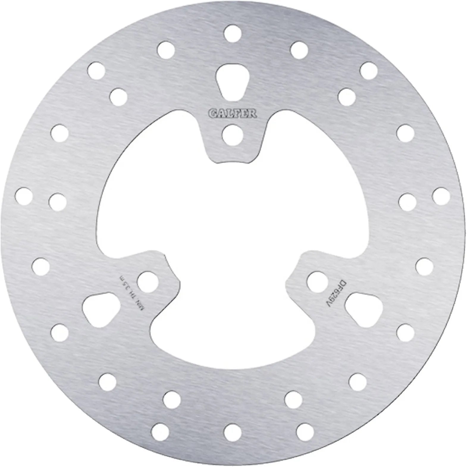 Disque De Frein Avant Fixe Rond - Galfer Compatible Avec Aprilia Habana Custom 50 (1998-2001)