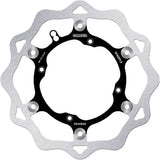 Front Floating Oversized Wave Brake Disc - Galfer Compatible With Husqvarna Te 449 450 (2011)