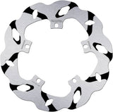 Front Fixed Grooved Wave Brake Disc - Galfer Compatible With Piaggio Hexagon Gtx 125 H