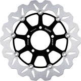 Front Floating Wave Brake Disc - Galfer Compatible With Triumph Tiger 1050 Sport Abs (2013)