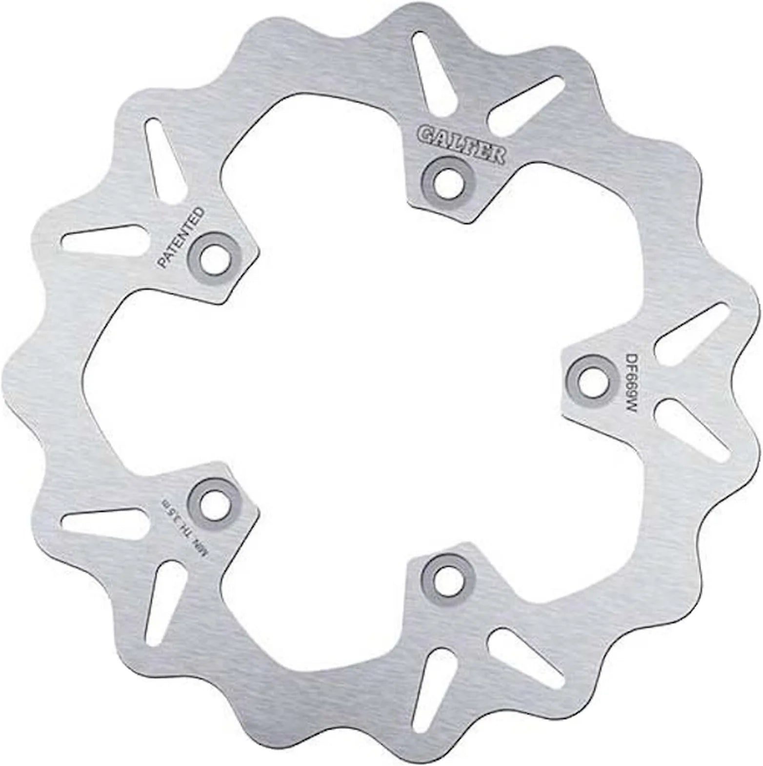 Disque De Frein Avant Fixe Wave - Galfer Compatible Avec Benelli Velvet 150 (1998)
