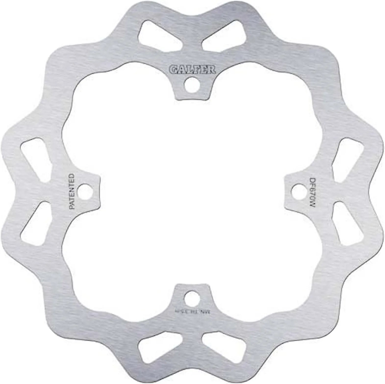 Rear Fixed Wave Brake Disc - Galfer Compatible With Sherco 2.5 If 250 (2009)