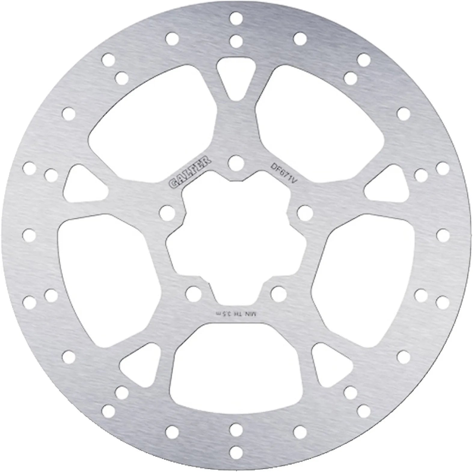 Disque De Frein Avant Fixe Rond - Galfer Compatible Avec Aprilia Scarabeo 400 Ie (2007)