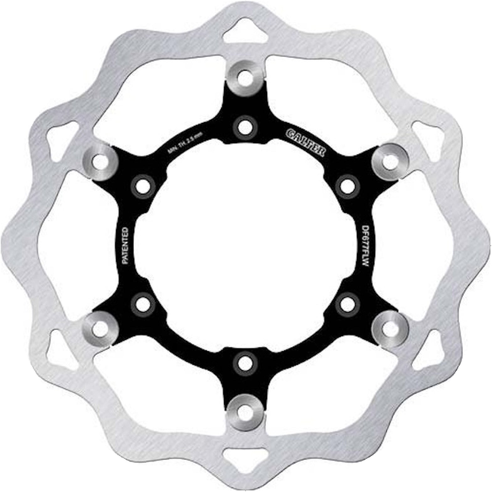 Front Floating Wave Brake Disc - Galfer Compatible With Ajp Pr 4 125 Sm - Pro (2010)