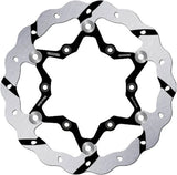 Disque De Frein Avant Flottant Surdimensionné Grooved Wave - Galfer Compatible Avec Ajp Pr 4 125 Enduro (2005-2009)