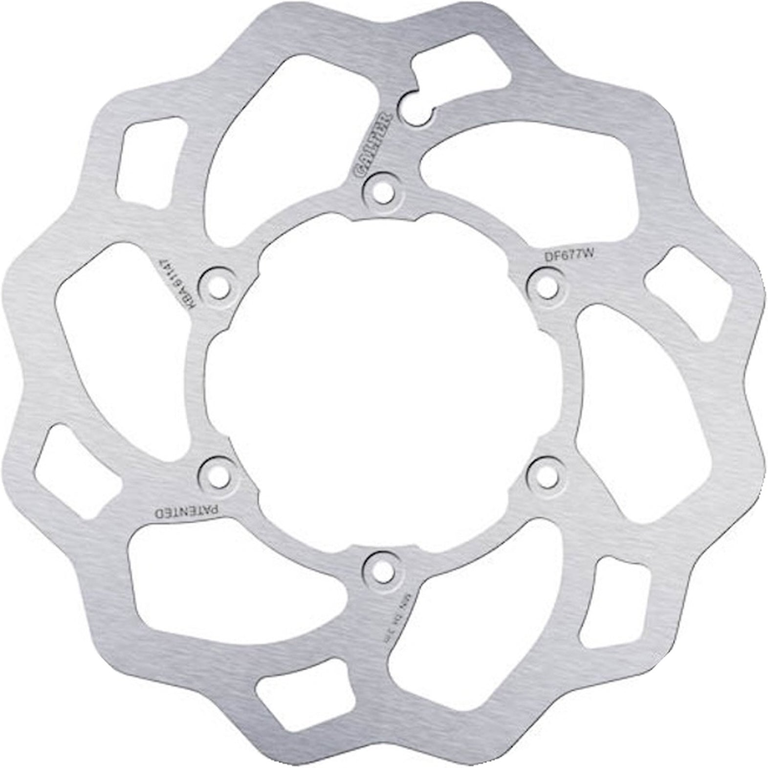 Front Fixed Wave Brake Disc - Galfer Compatible With Ajp Pr 4 200 Sm - Pro (2010)