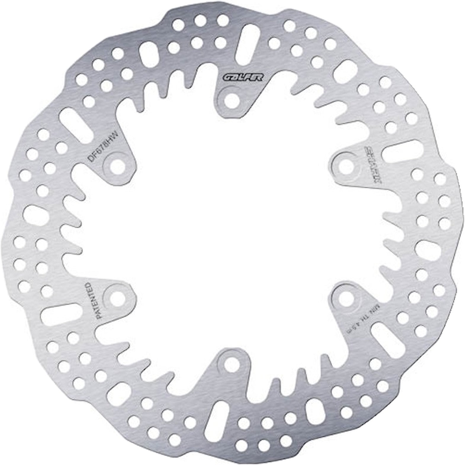 Rear Fixed Shark Brake Disc - Galfer Compatible With Ajp Pr 4 125 Sm (2005-2009)