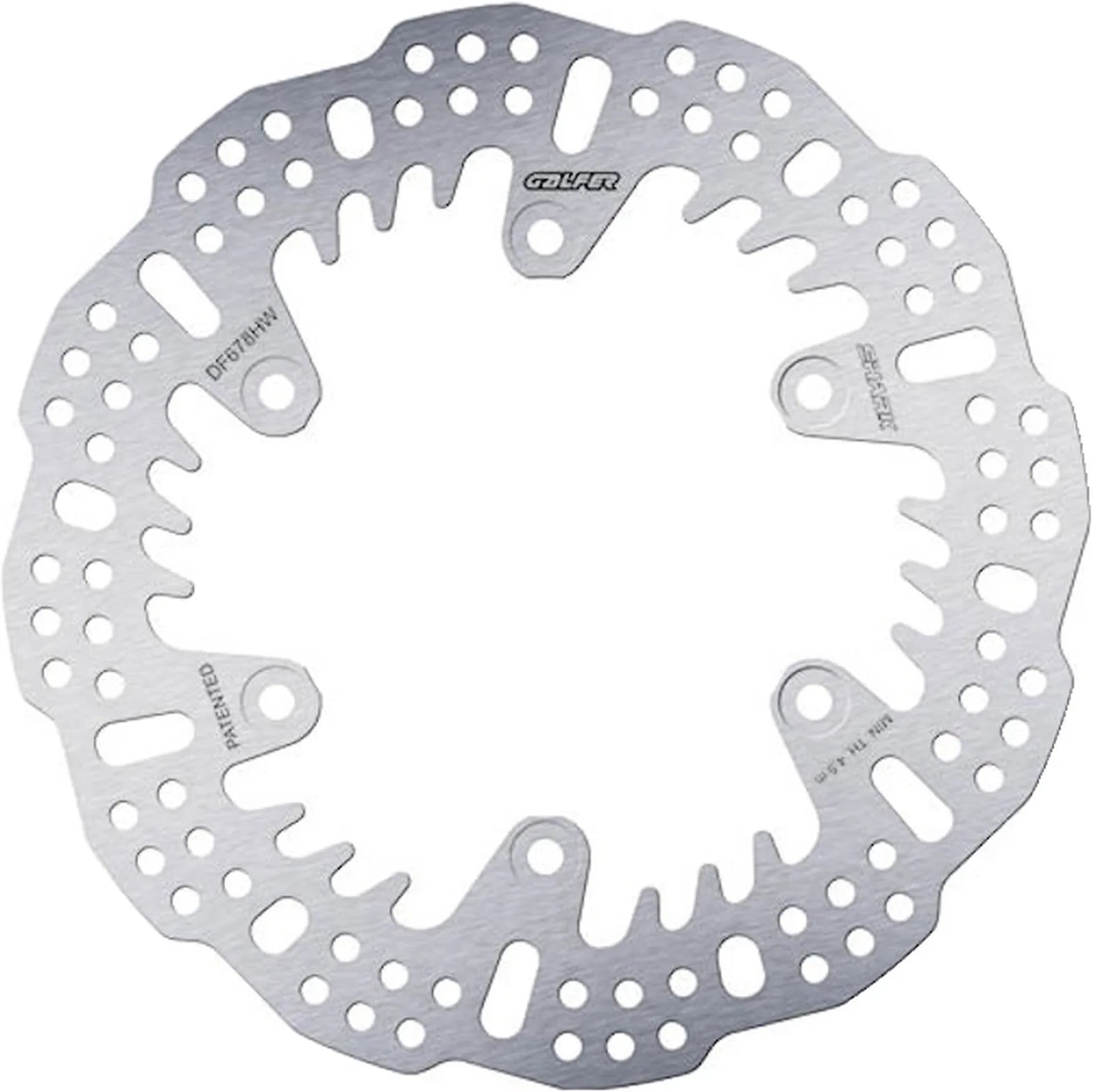 Disque De Frein Arrière Fixe Shark - Galfer Compatible Avec Gasgas Ec 300 (2001-2020)