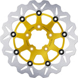 Front Floating Wave Brake Disc - Galfer Compatible With Harley-Davidson Xl 1200 C Custom (2009-2012)