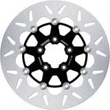 Front Floating Round Brake Disc - Galfer Compatible With Harley-Davidson Fxdwg Dyna Super Glide 1450 (2003)