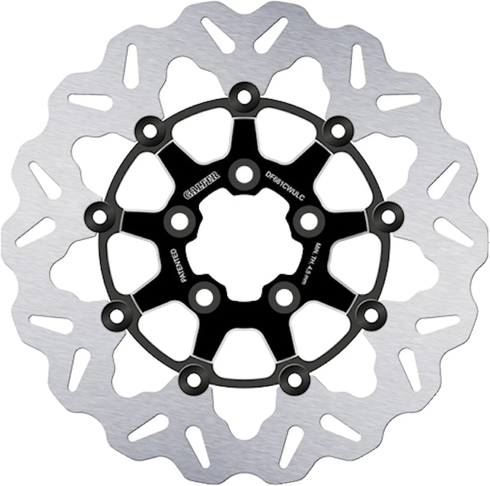 Disque De Frein Arrière Flottant Wave - Galfer Compatible Avec Harley-Davidson Vrscdxanv Night Rod Special 1250 (2012)