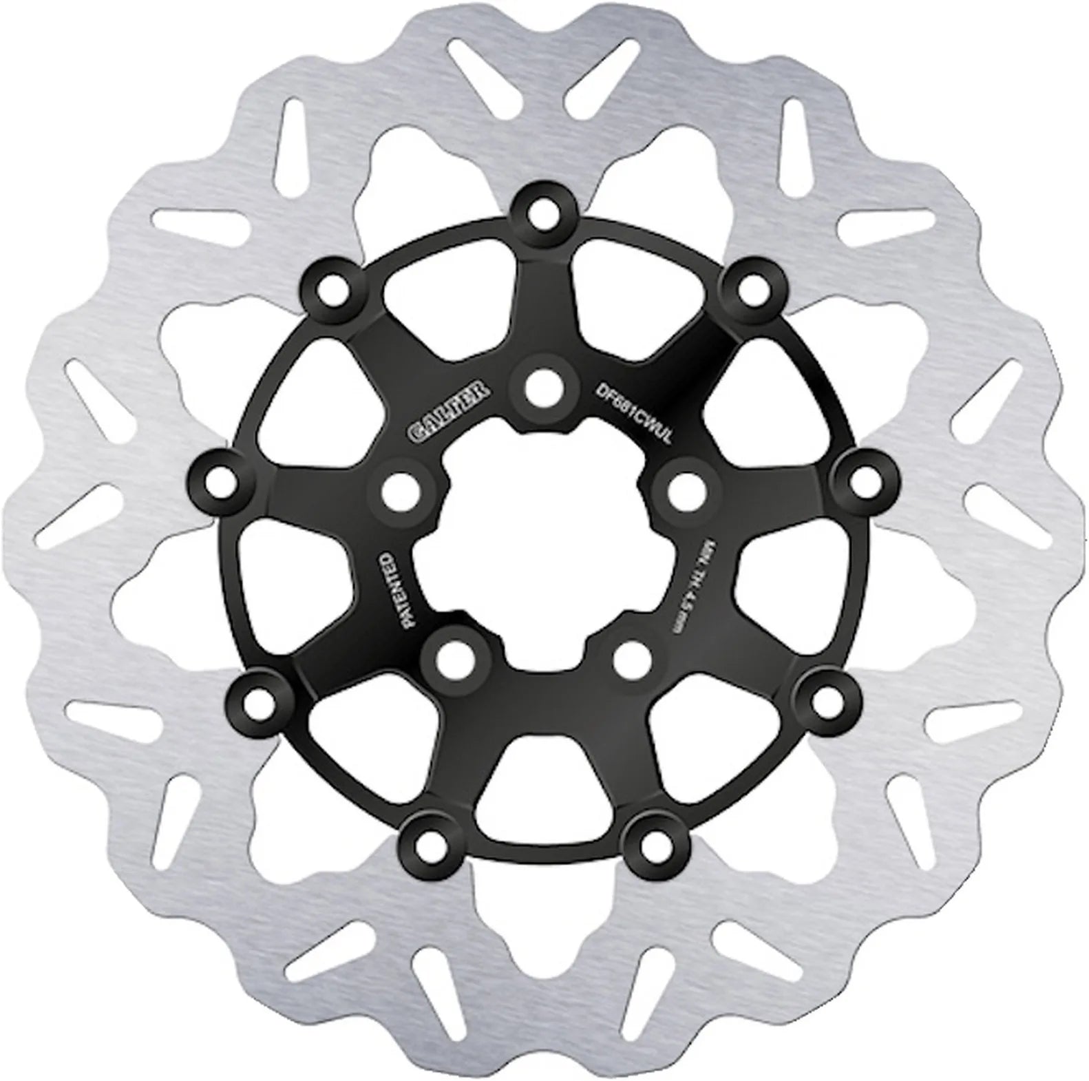 Disque De Frein Arrière Flottant Wave - Galfer Compatible Avec Harley-Davidson Vrscdx Night Rod Special 1450 (2007)