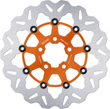 Rear Floating Wave Brake Disc - Galfer Compatible With Harley-Davidson Xl 1200 C Custom (2013)