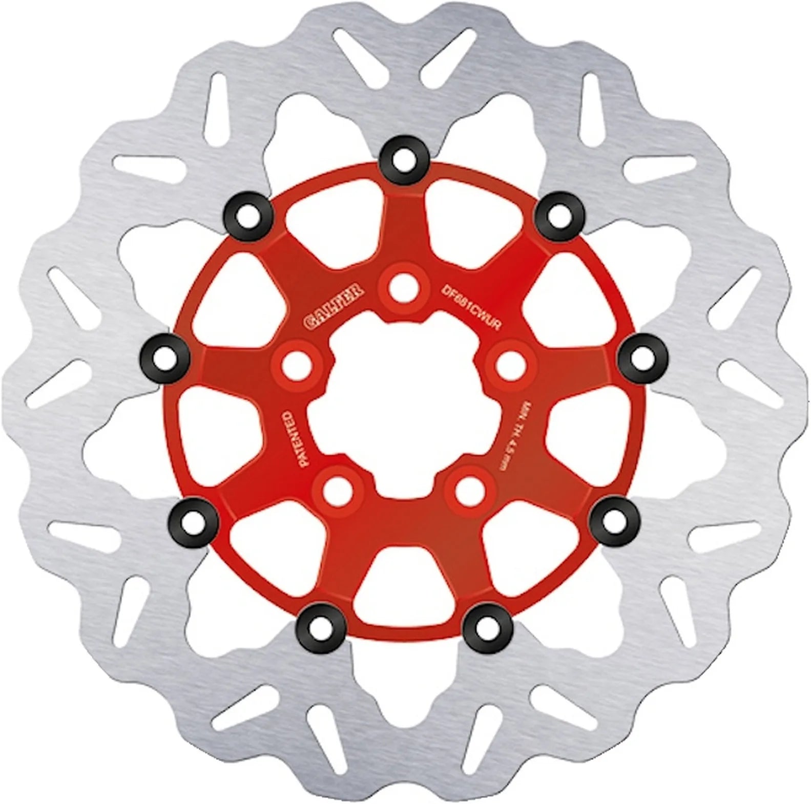 Disque De Frein Arrière Flottant Wave - Galfer Compatible Avec Harley-Davidson Vrscdx Night Rod Special 1250 (2010-2017)