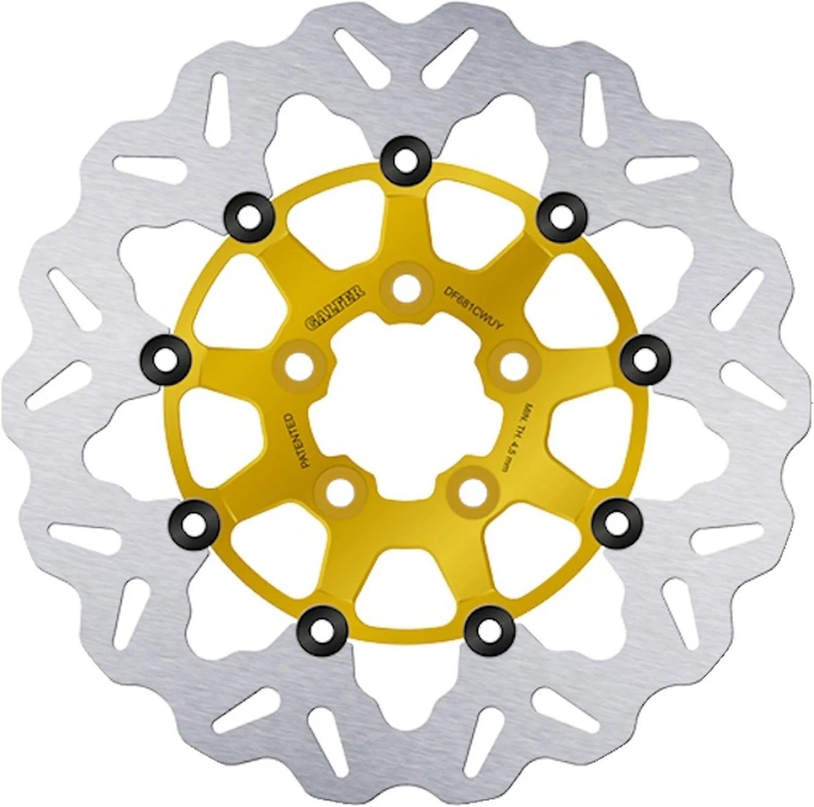 Disque De Frein Arrière Flottant Wave - Galfer Compatible Avec Harley-Davidson Vrscdxanv Night Rod Special 1250 (2012)