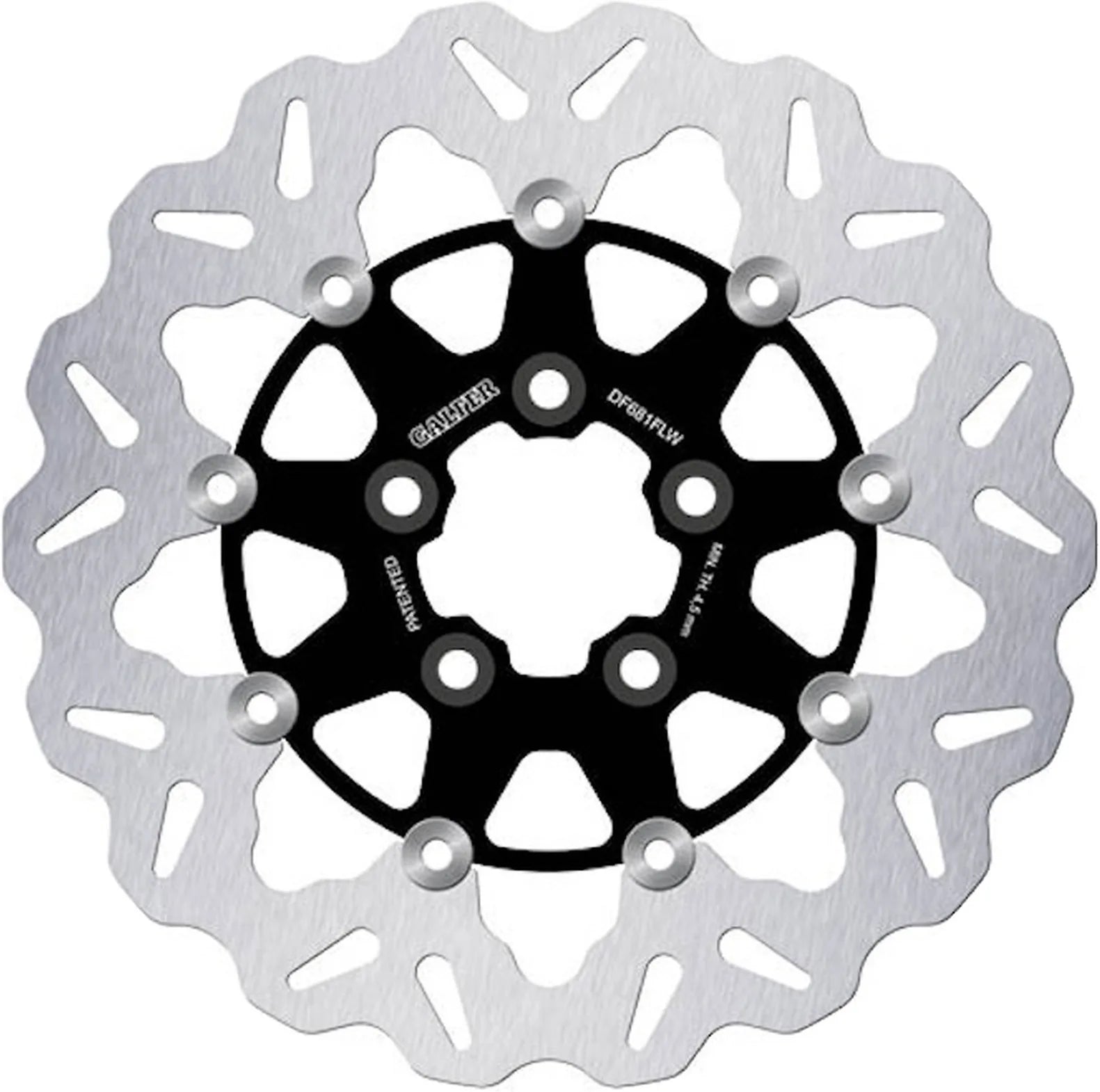 Disque De Frein Arrière Flottant Wave - Galfer Compatible Avec Harley-Davidson Vrscx 1450 (2007)