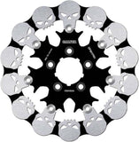 Rear Floating Skull Brake Disc - Galfer Compatible With Harley-Davidson Fxdc Super Glide Custom 1450 (2007)