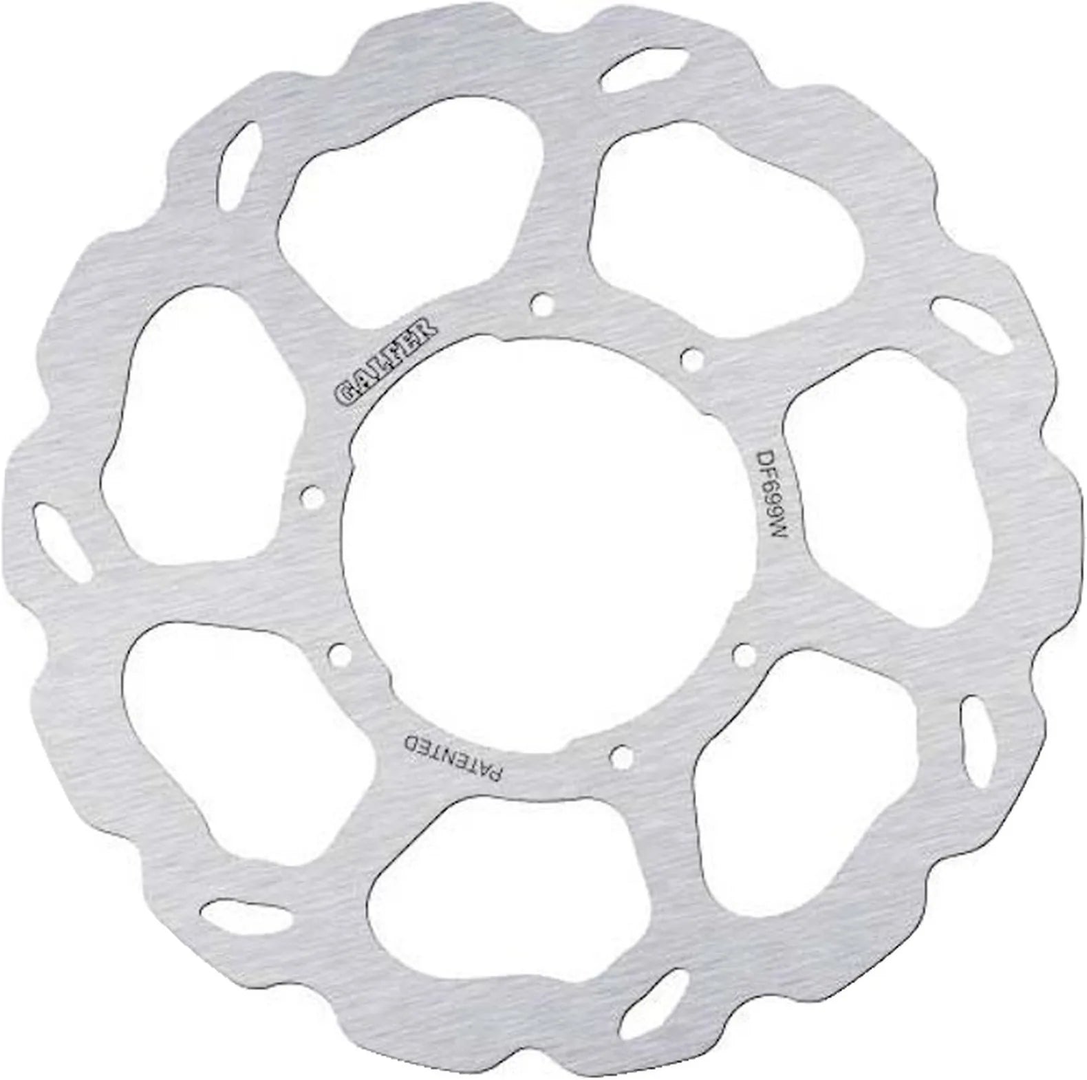 Disque De Frein Avant Fixe Wave - Galfer Compatible Avec Hm Derapage 125 4T (2011)